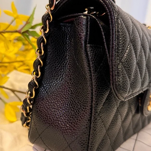 Chanel Classic Flap Bag Caviar Small 2022 series - Picture 5 of 16